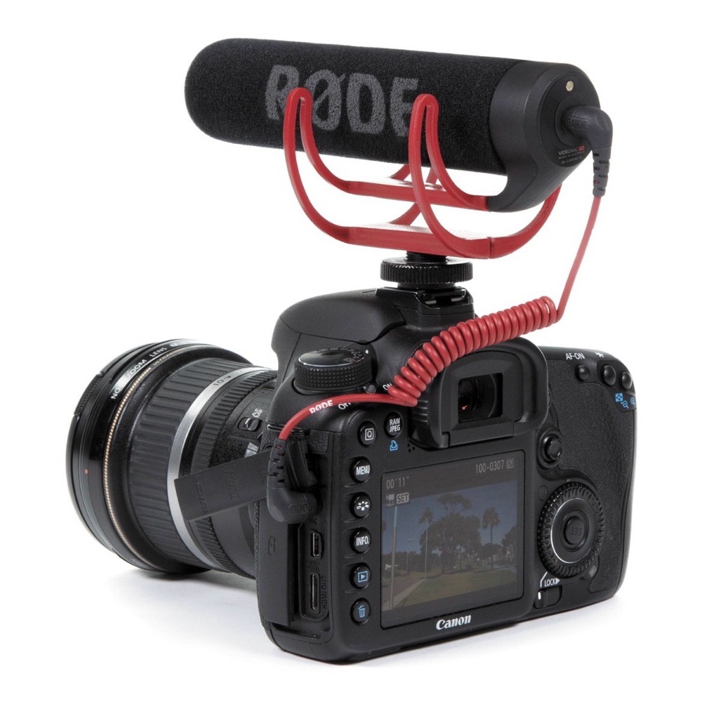 RODE VideoMic GO Camera Mount Shotgun Microphone Compact Lightweight Mic